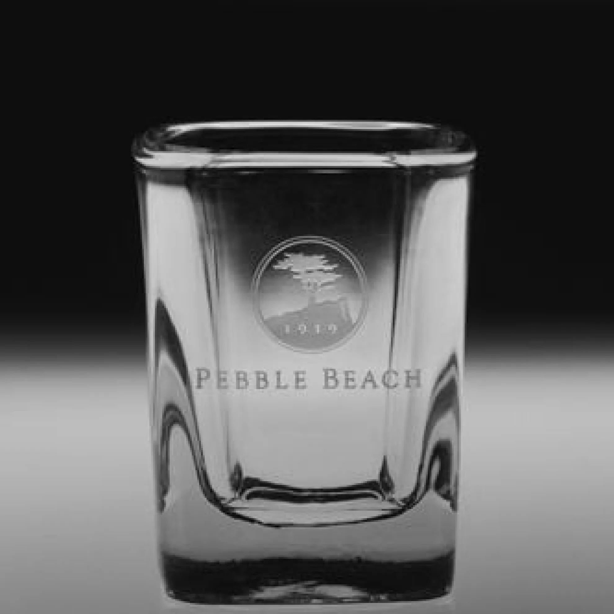 Pebble Beach Heritage Logo Two-Ounce Shot Glass Fine Barware Collection