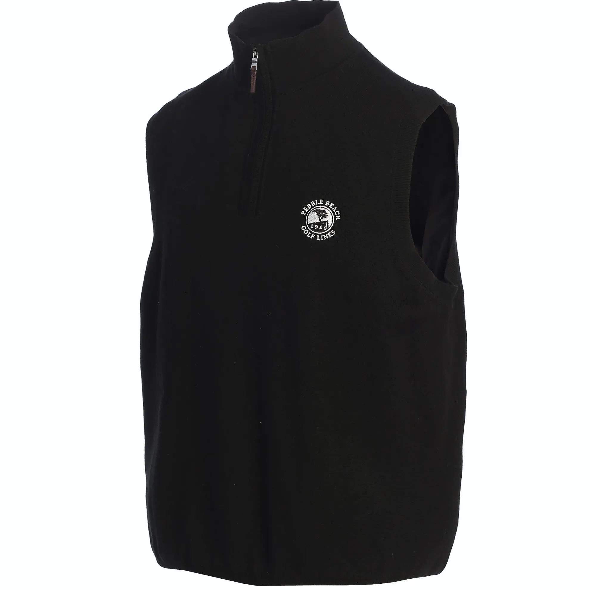 Pebble Beach Men's Baruffa Merino 1/4 Zip Windvest By Fairway & Greene