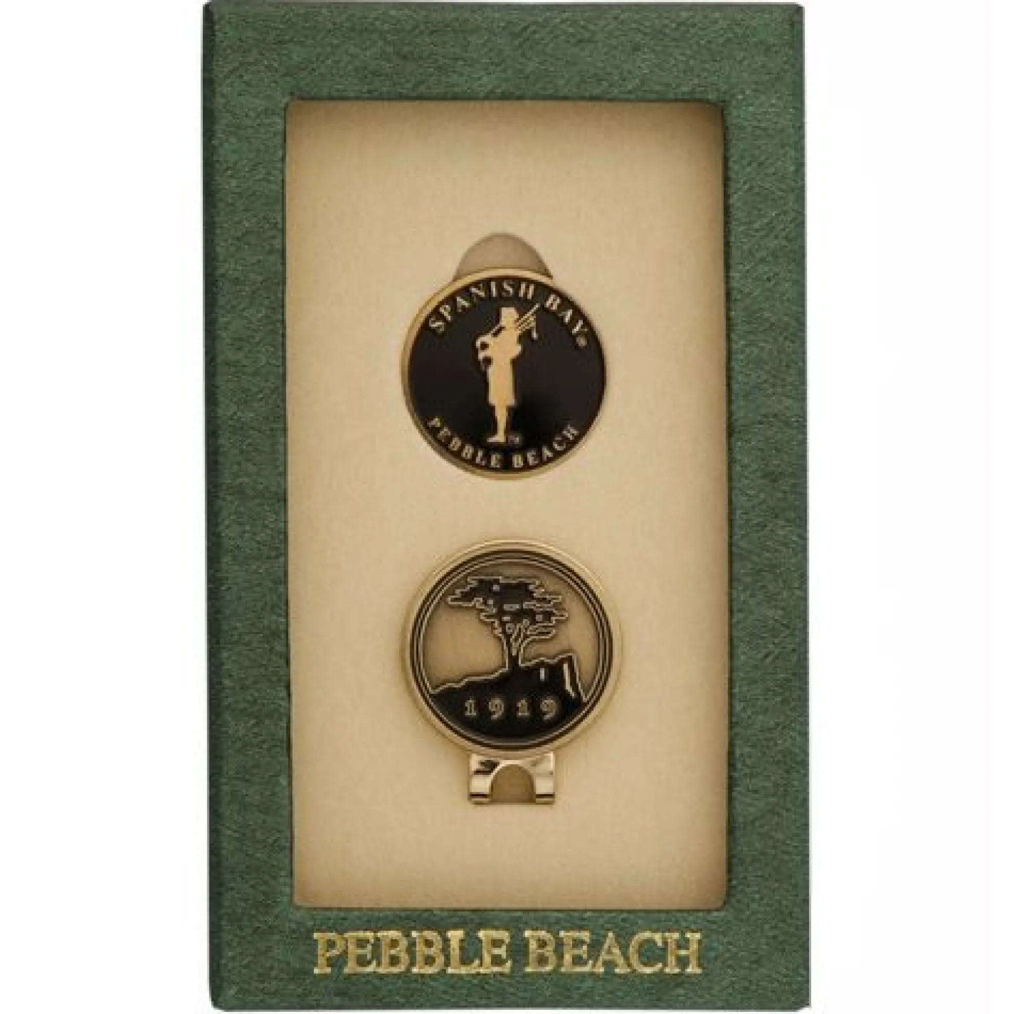 Spanish Bay Bagpiper Hat Clip & Ball Marker Set