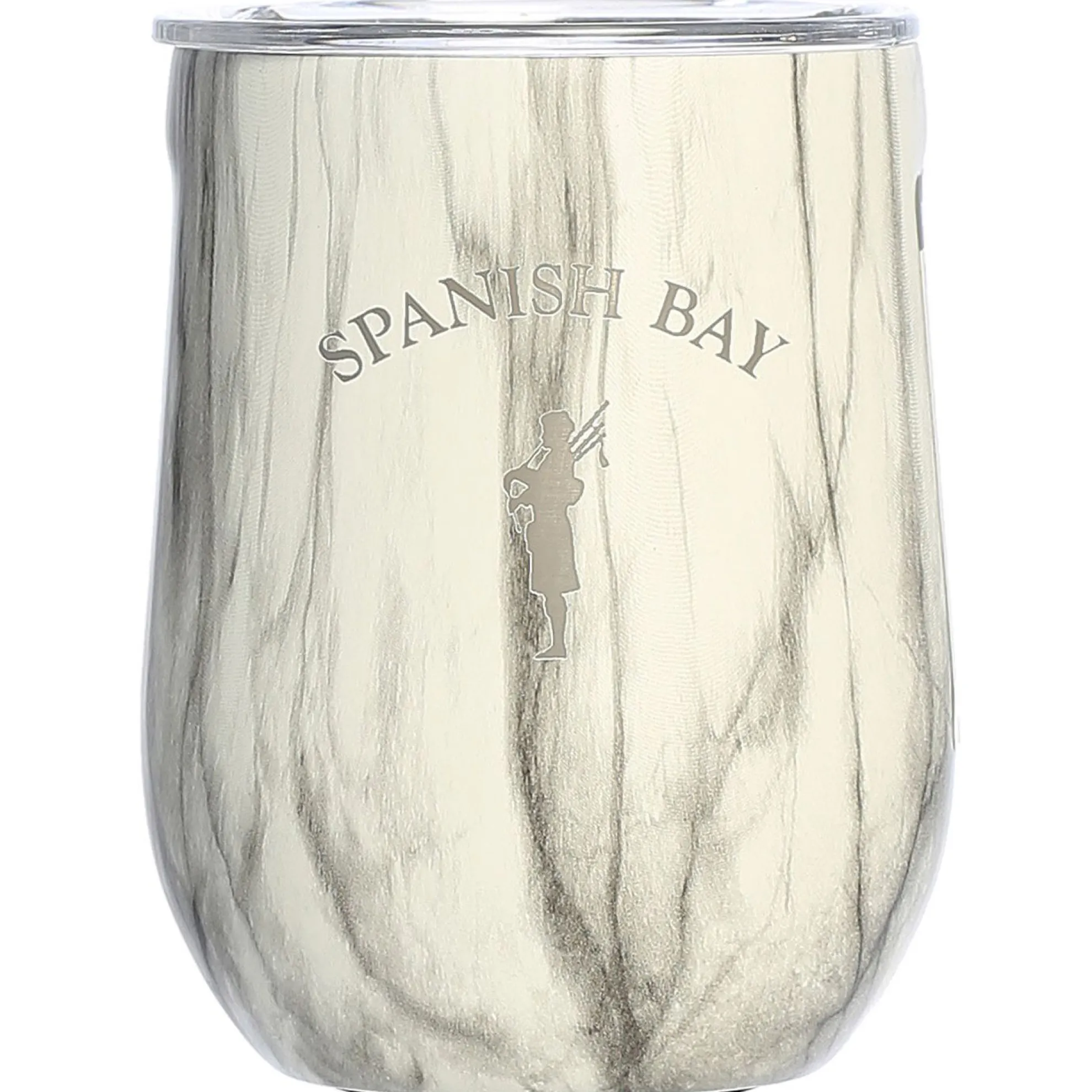 Spanish Bay Marble Stemless Cup With Lid By Corkcicle