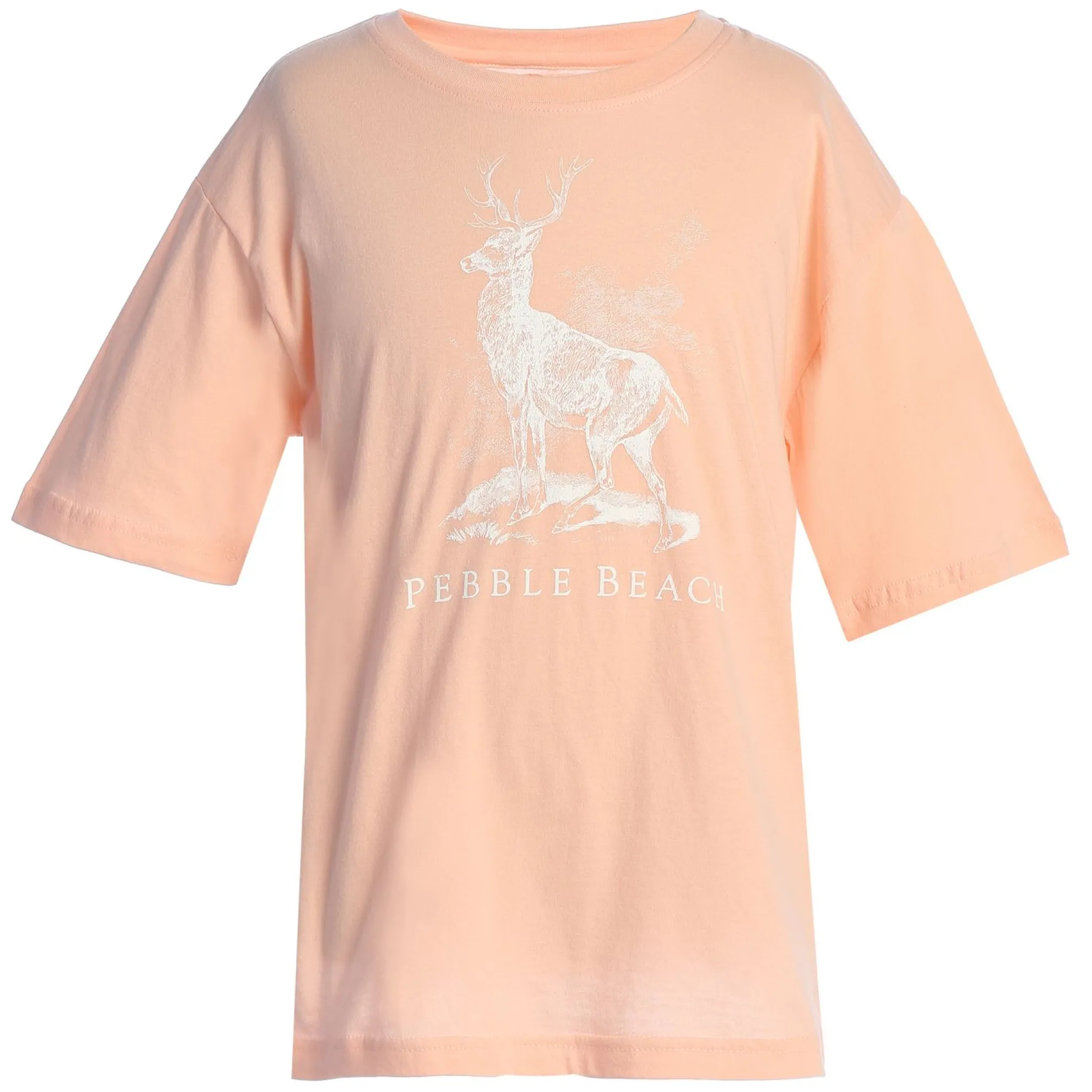 Pebble Beach Youth Forest Stag Tee By American Needle