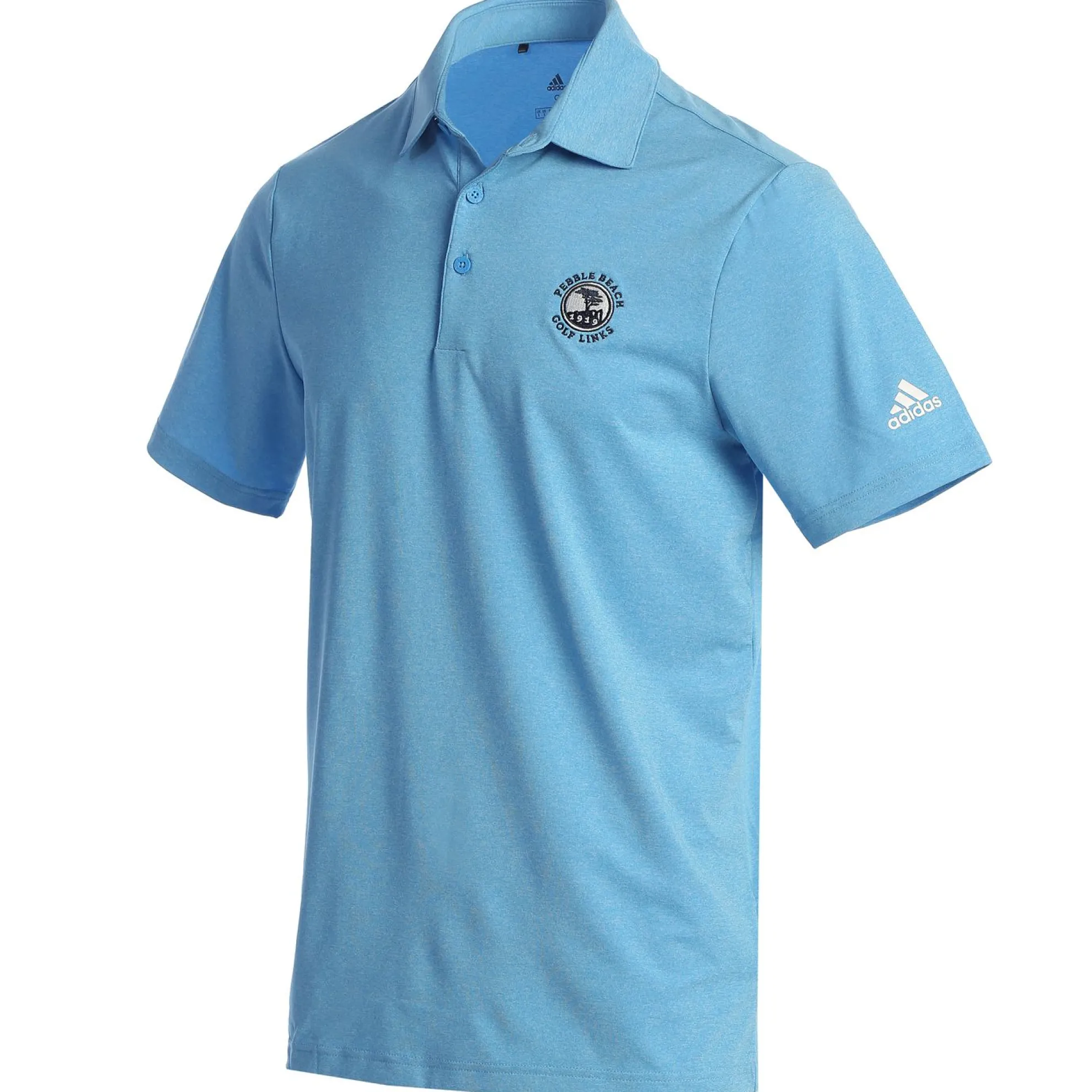 Pebble Beach Men's Ultimate365 Pulse Blue Polo By Adidas