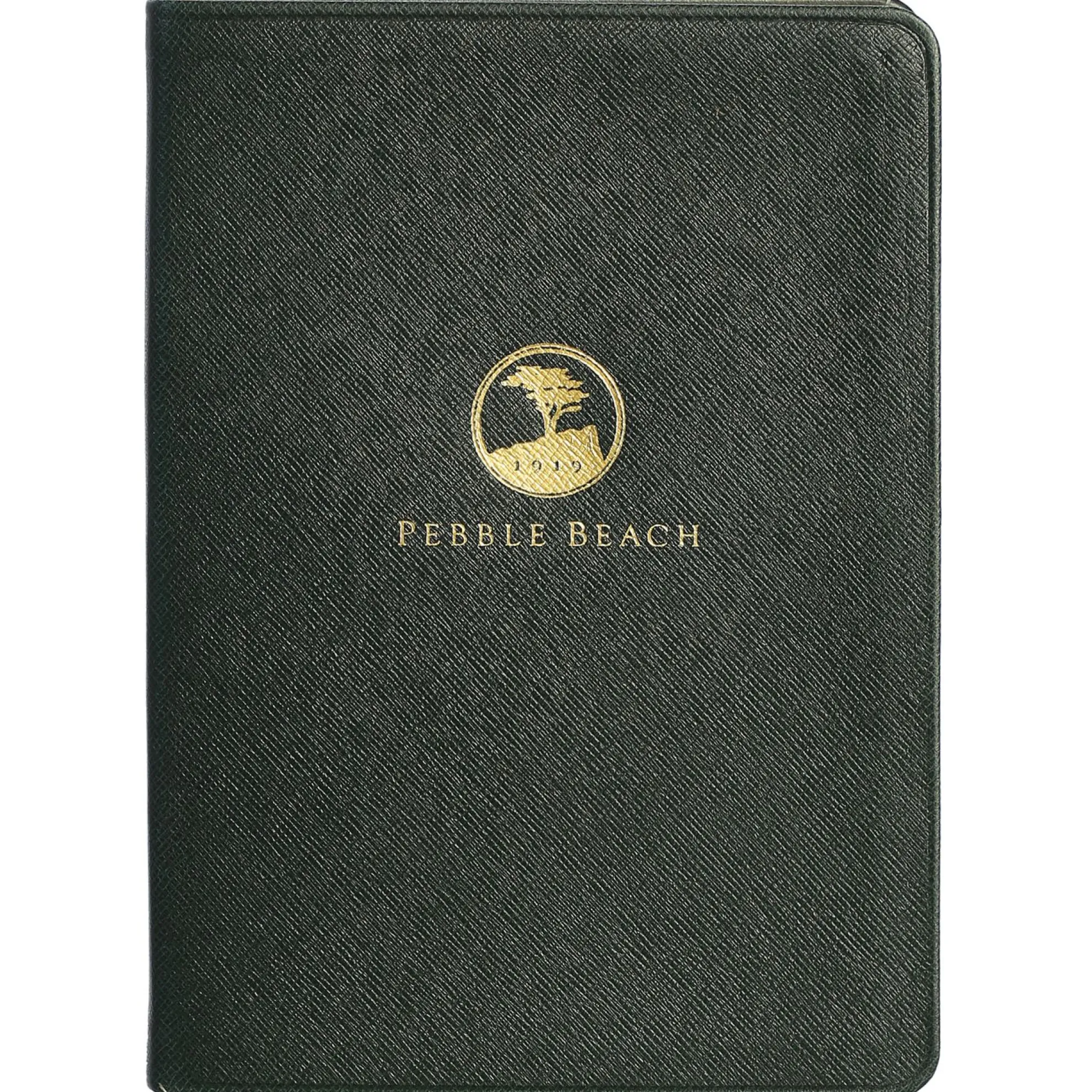 Pebble Beach Logo Leather Medium Notebook