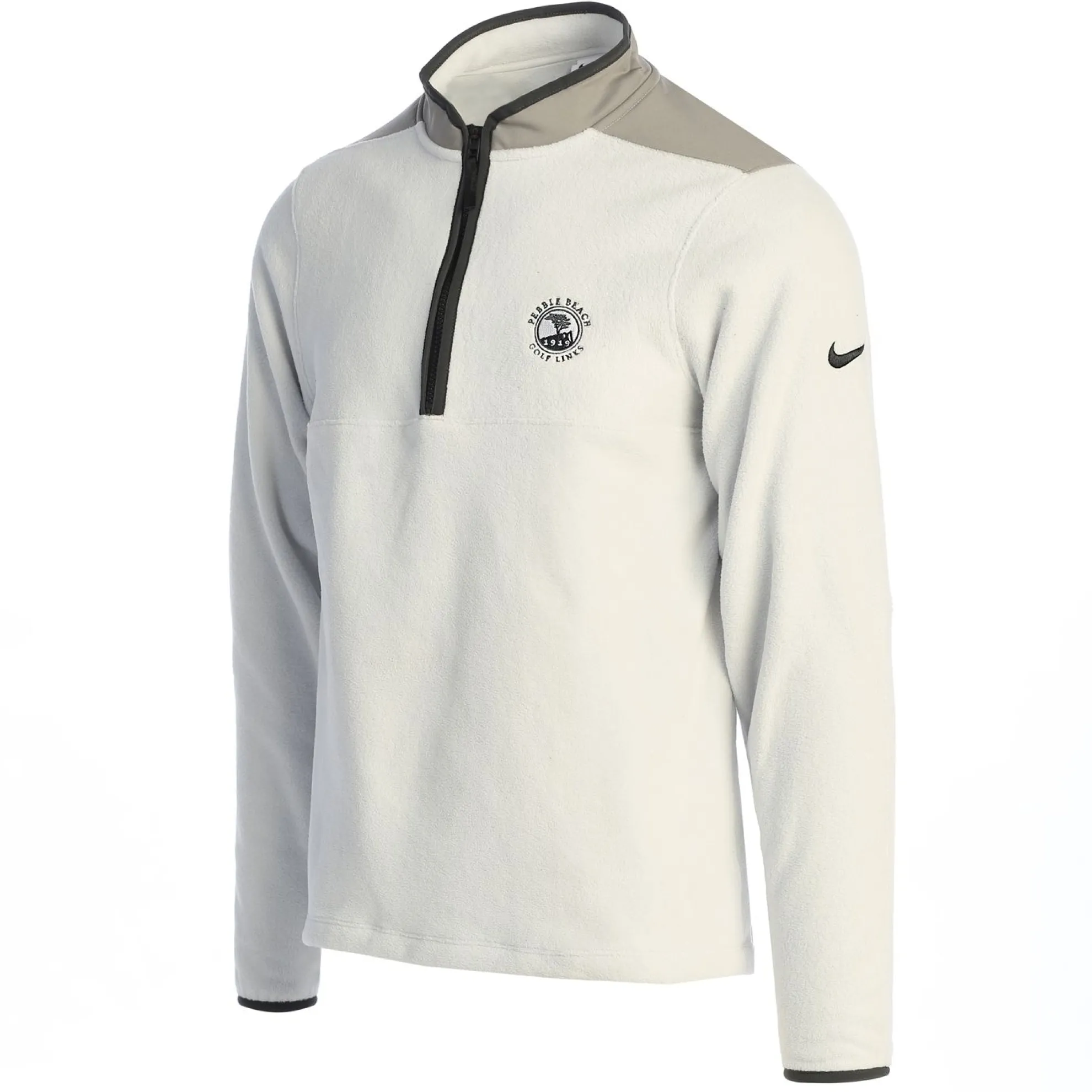 Pebble Beach Therma-Fit Fleece 1/2 Zip Photon Dust Pullover By Nike
