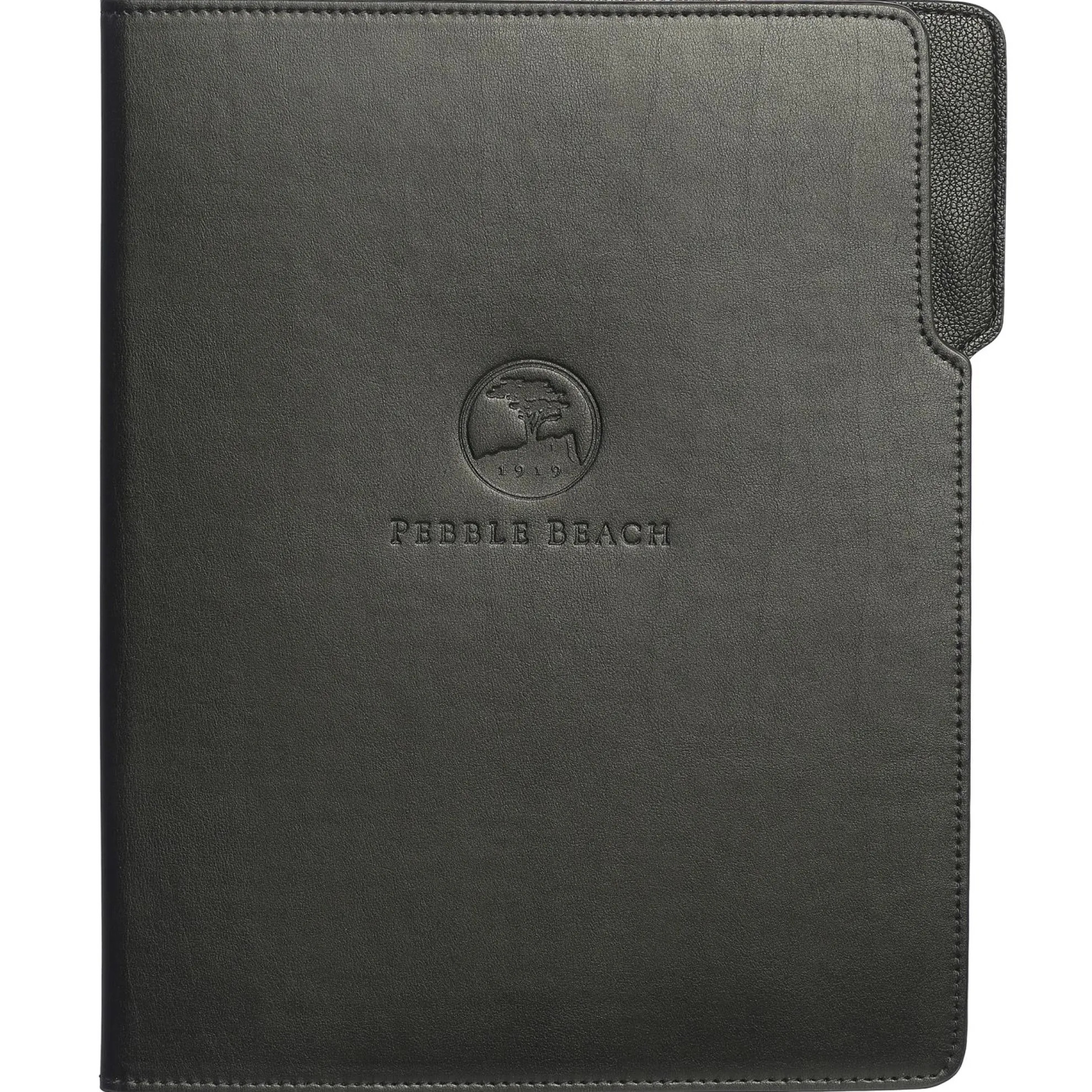 Pebble Beach Logo Leather Padfolio