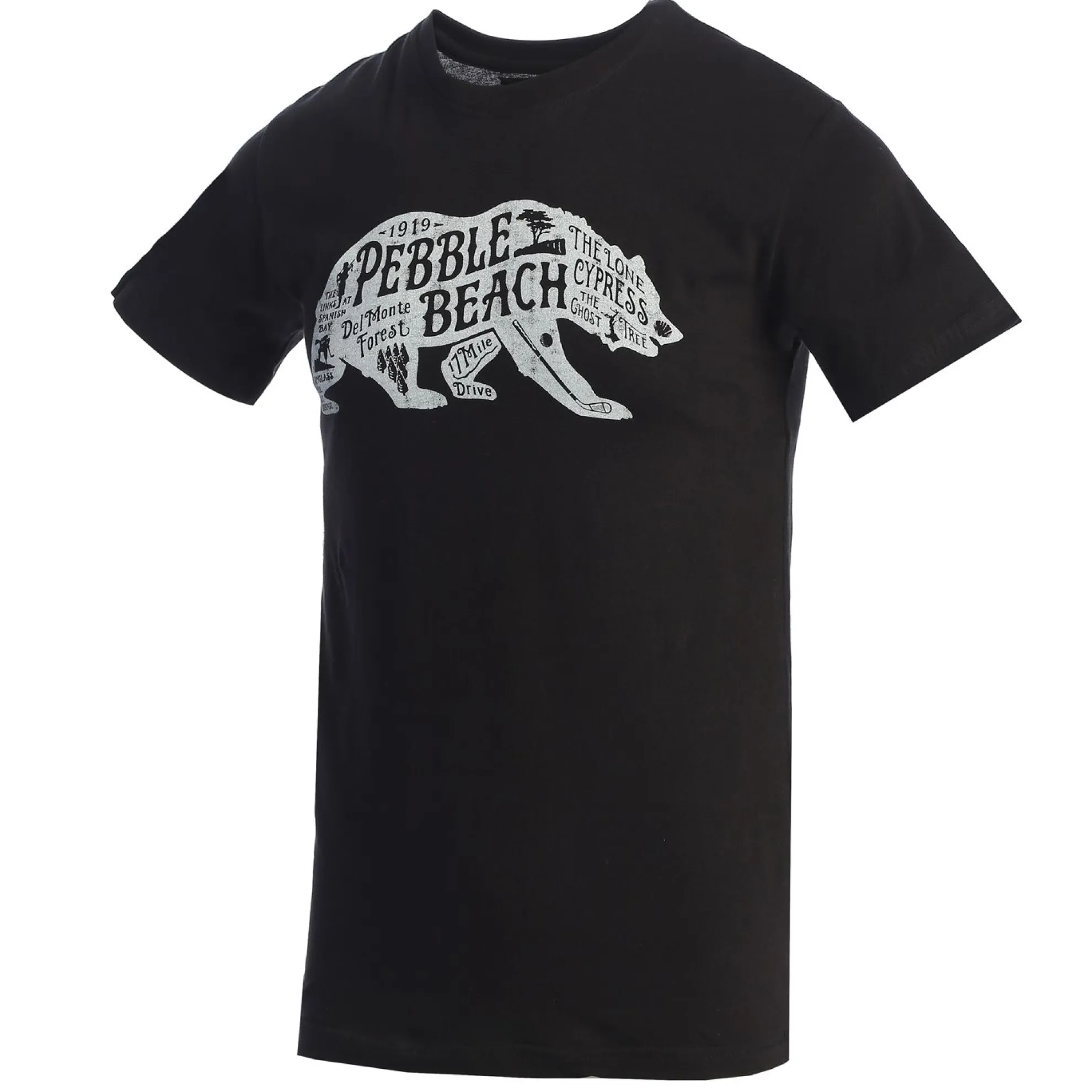 Pebble Beach Bear Map Tee By American Needle