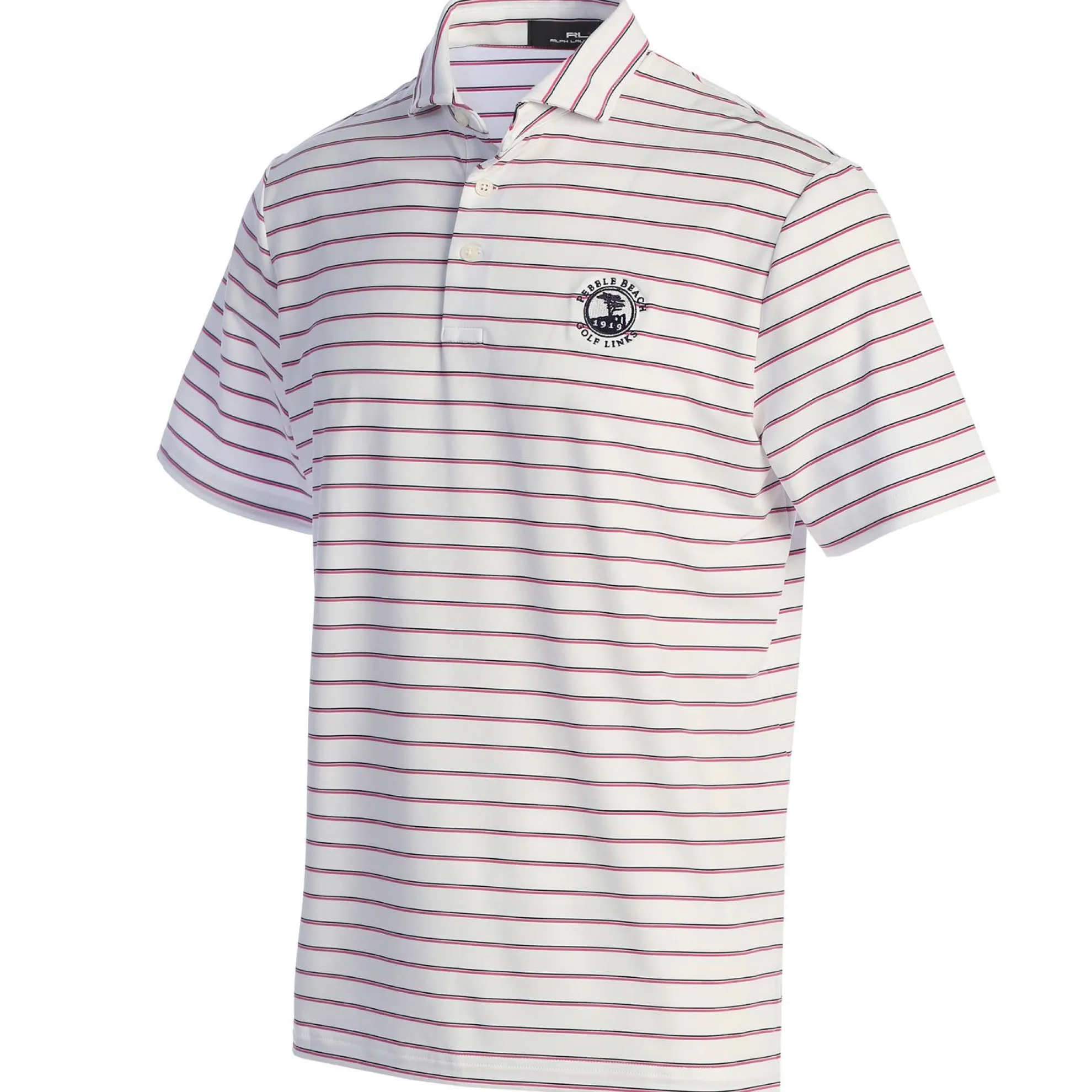 Pebble Beach Classic Fit Striped Jersey Polo By Ralph Lauren