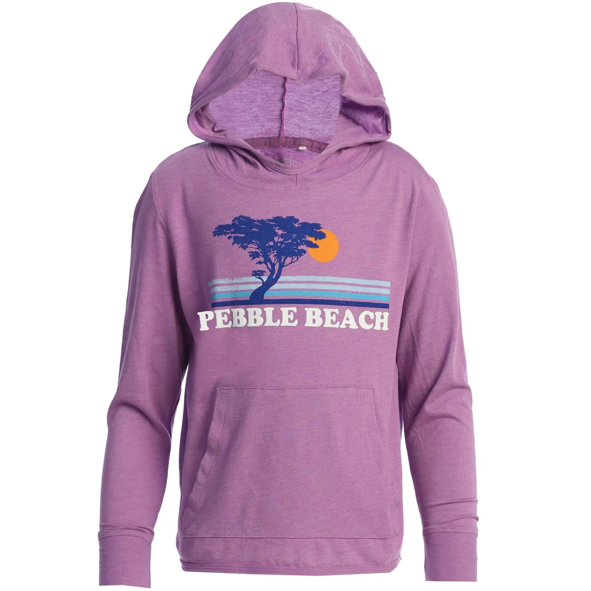 Pebble Beach Youth Grape Sunset Hoodie By Garb