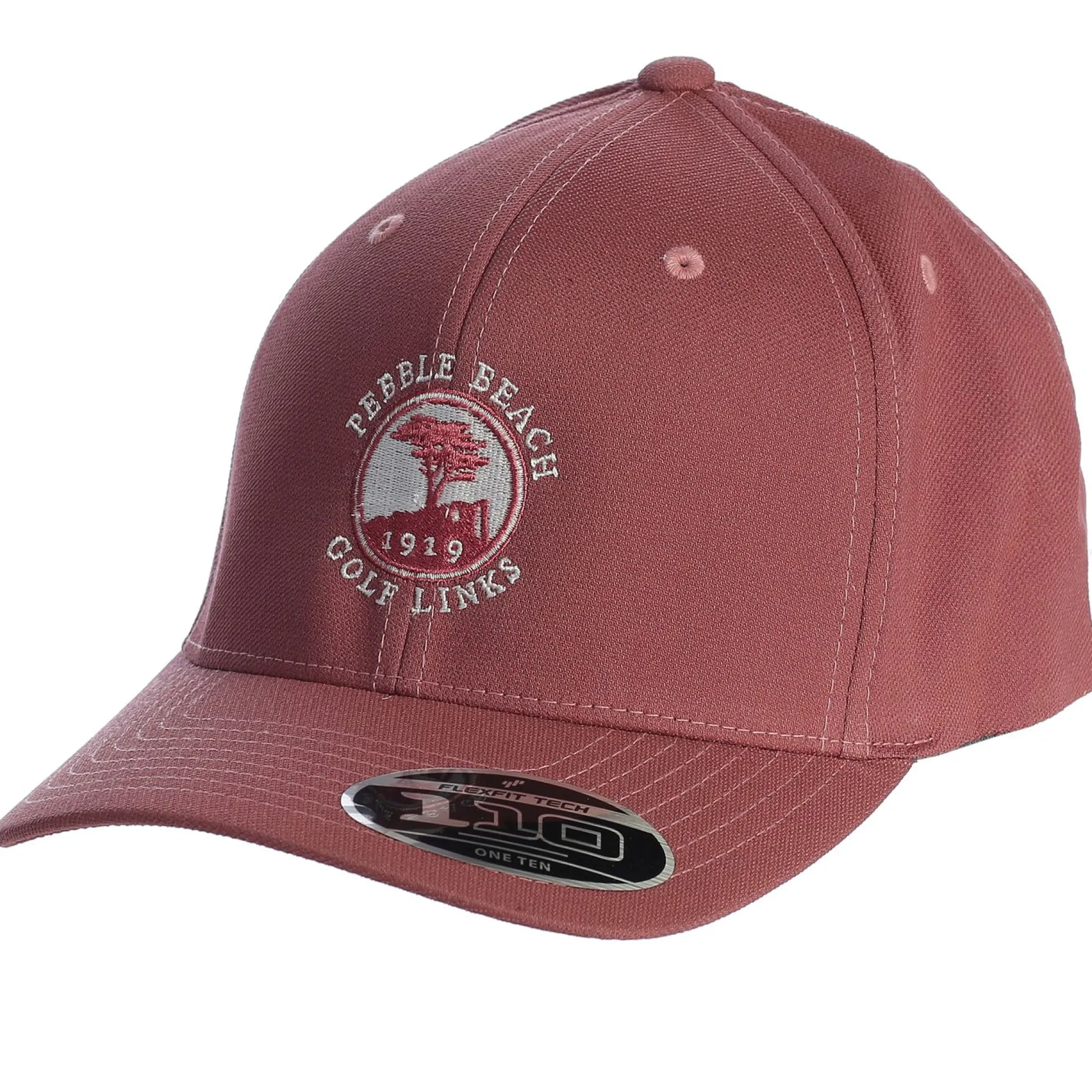 Pebble Beach Cardinal Logo Snap Back Hat By Travis Mathew