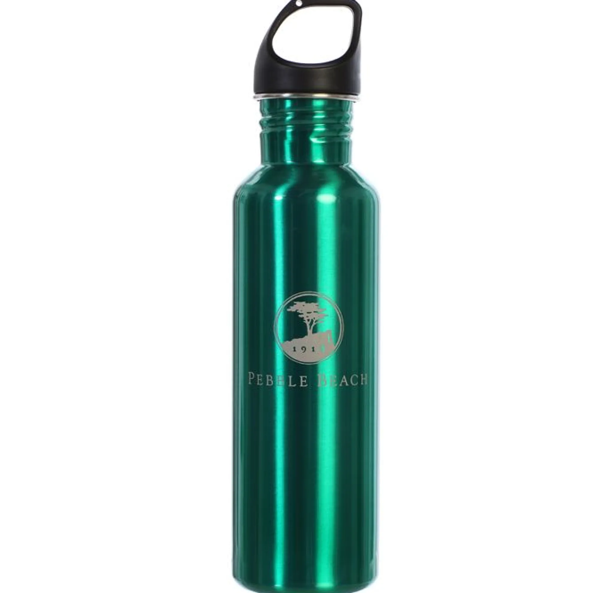 Pebble Beach Stainless Steel Etched Water Bottle
