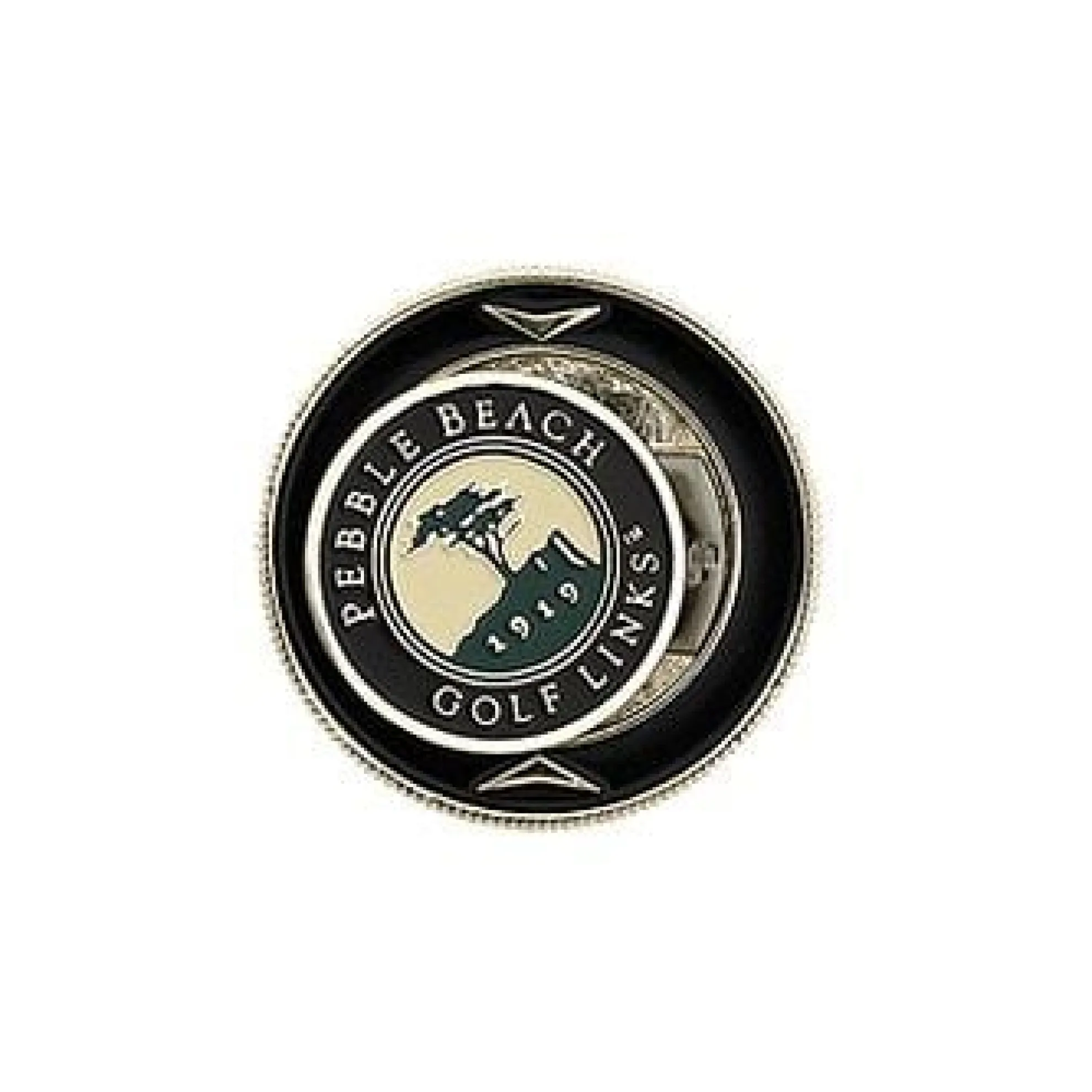 Pebble Beach Golf Links Magnetic Coin Holder & Ball Marker