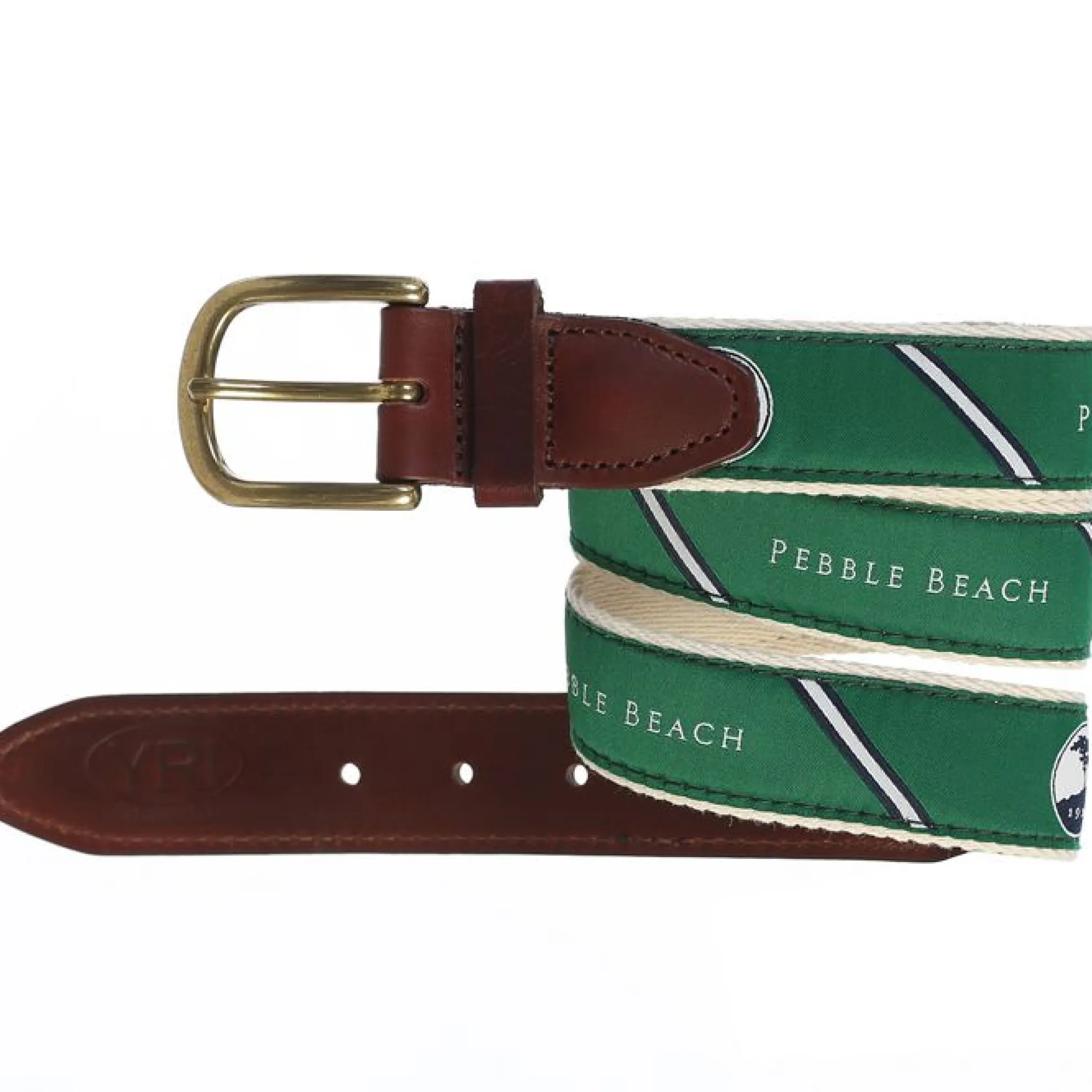 Pebble Beach Diagonal Ribbon Belt
