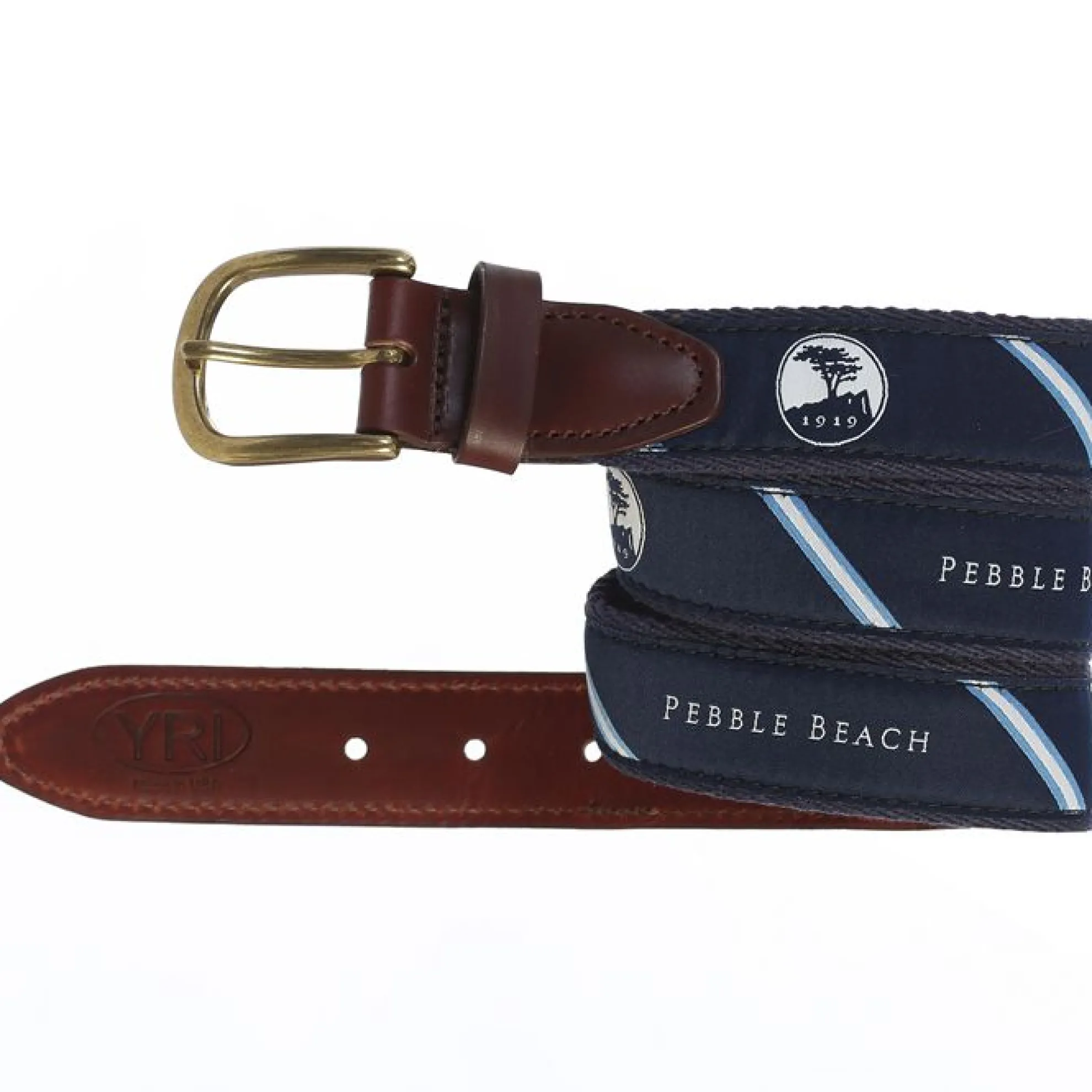 Pebble Beach Diagonal Ribbon Belt