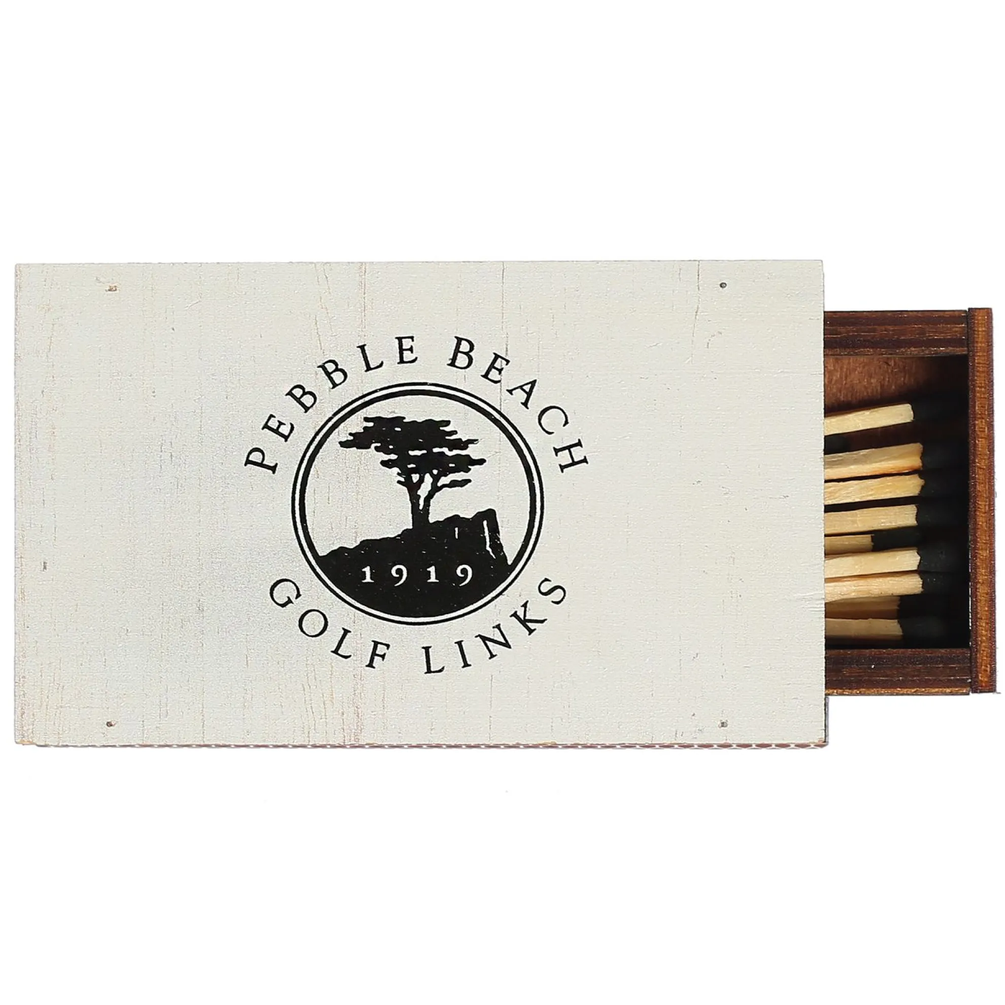 Pebble Beach Pin Flag Scene Match Box