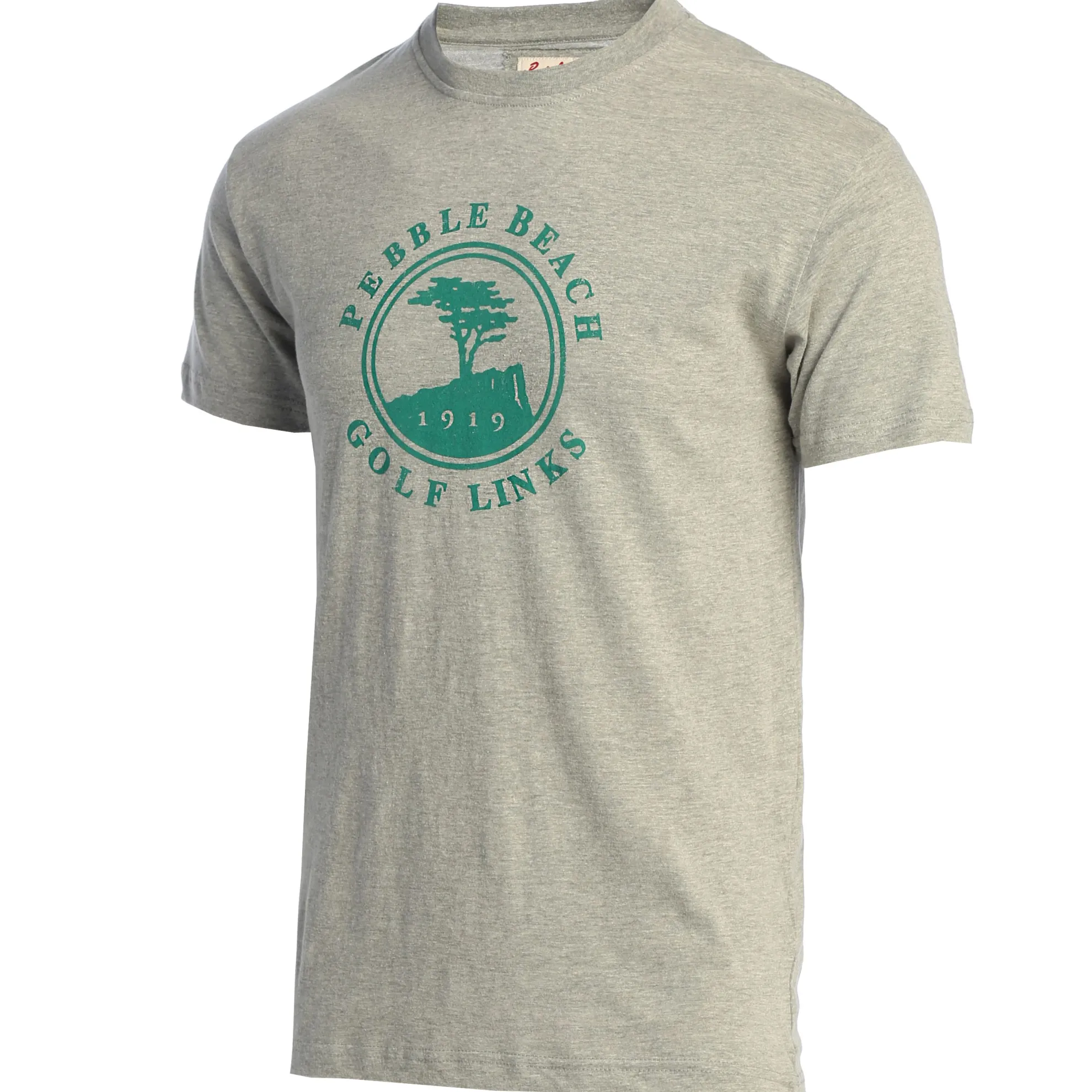 Pebble Beach Heather Comfort Logo Tee By American Needle
