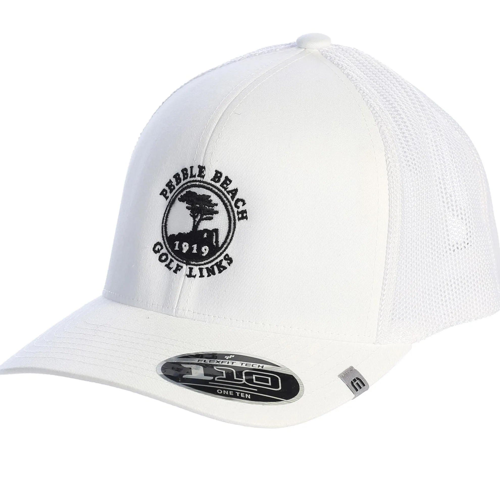 Pebble Beach Logo Widder Snap Back Hat By Travis Mathew