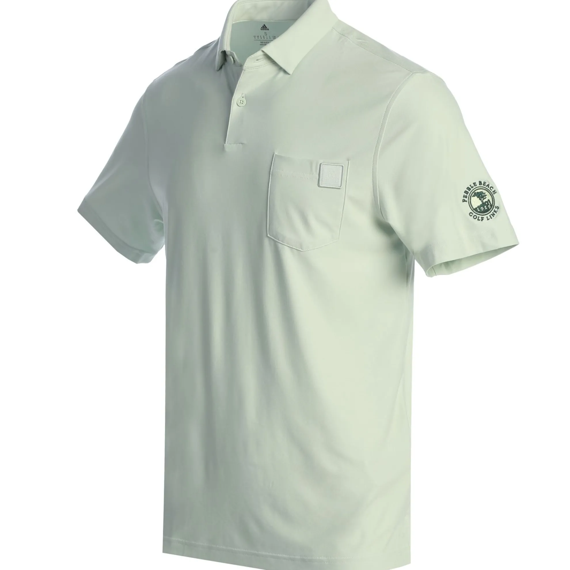Pebble Beach Spring Bloom Go-To Pocket Polo By Adidas