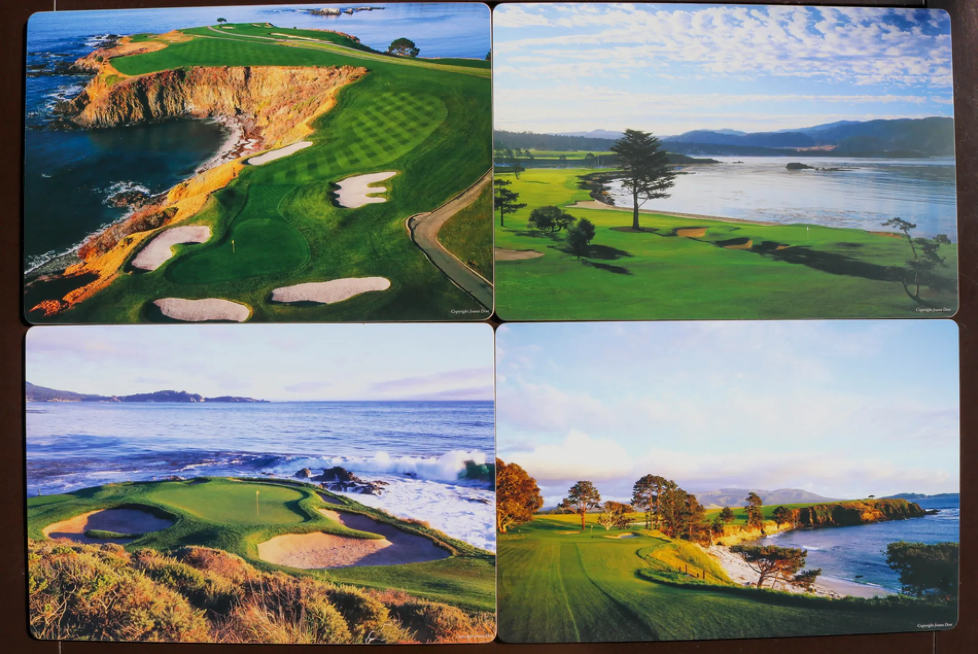 Pebble Beach Scenic Placemat Set Of 4