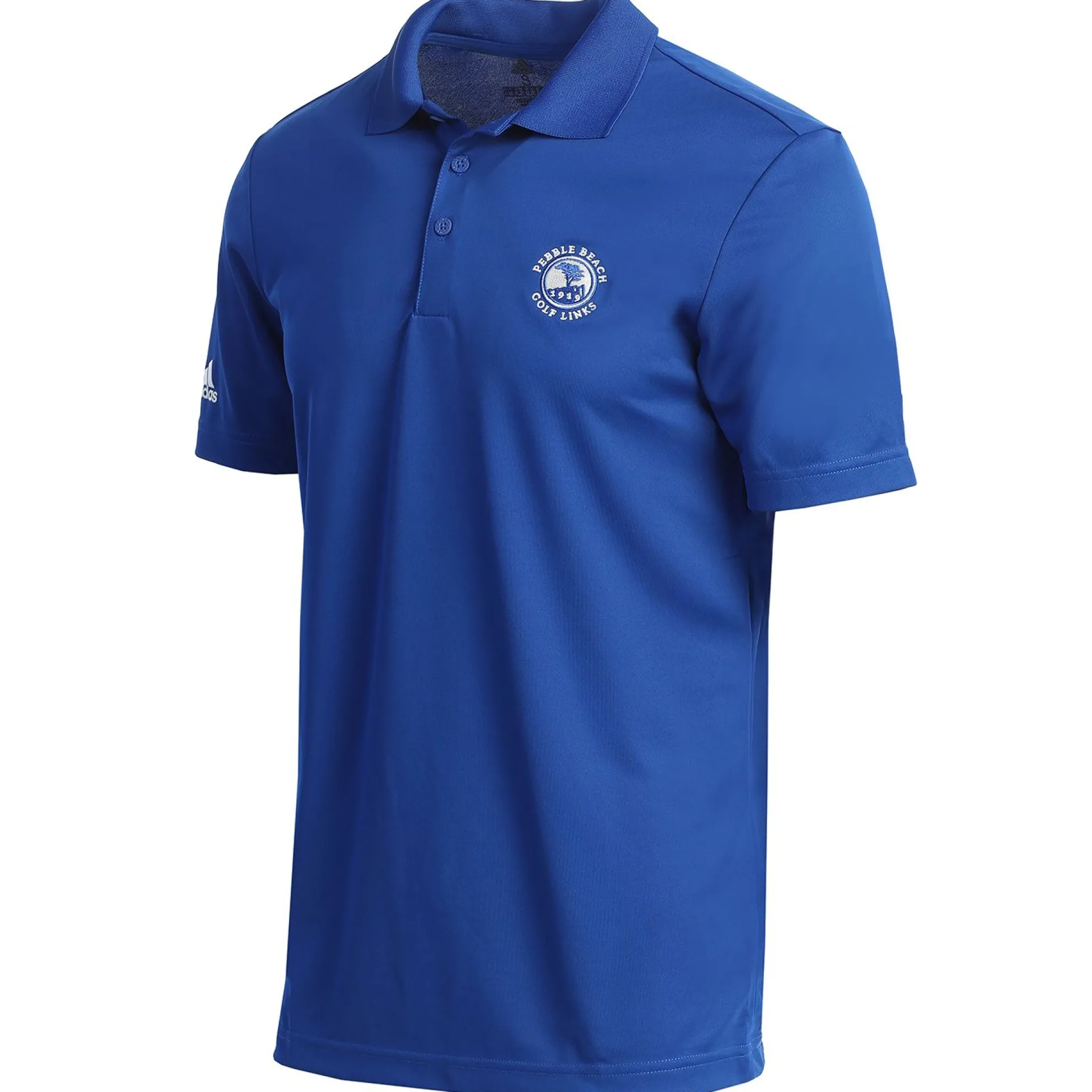 Pebble Beach Men's Solid Performance Polo By Adidas