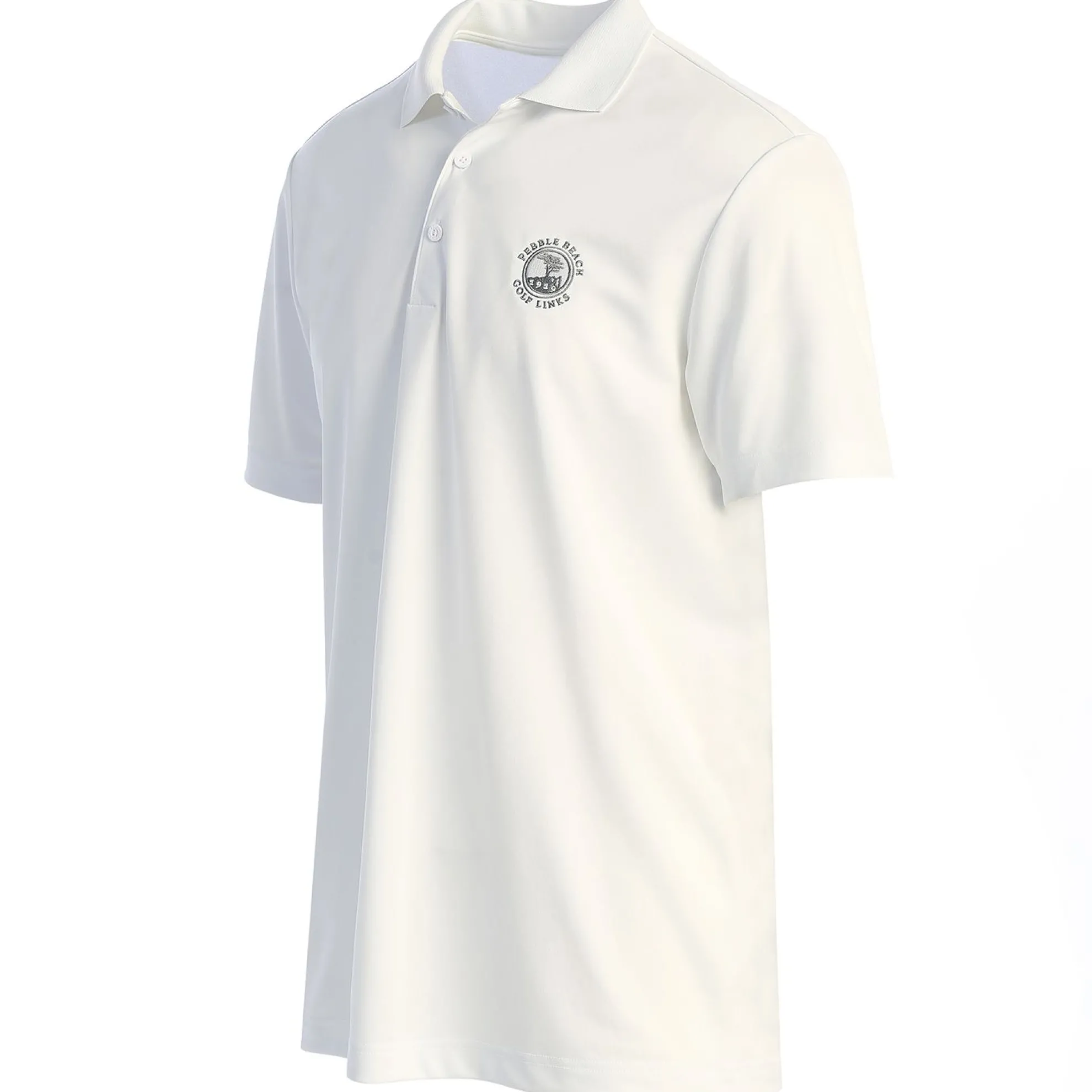 Pebble Beach Men's Solid Performance Polo By Adidas