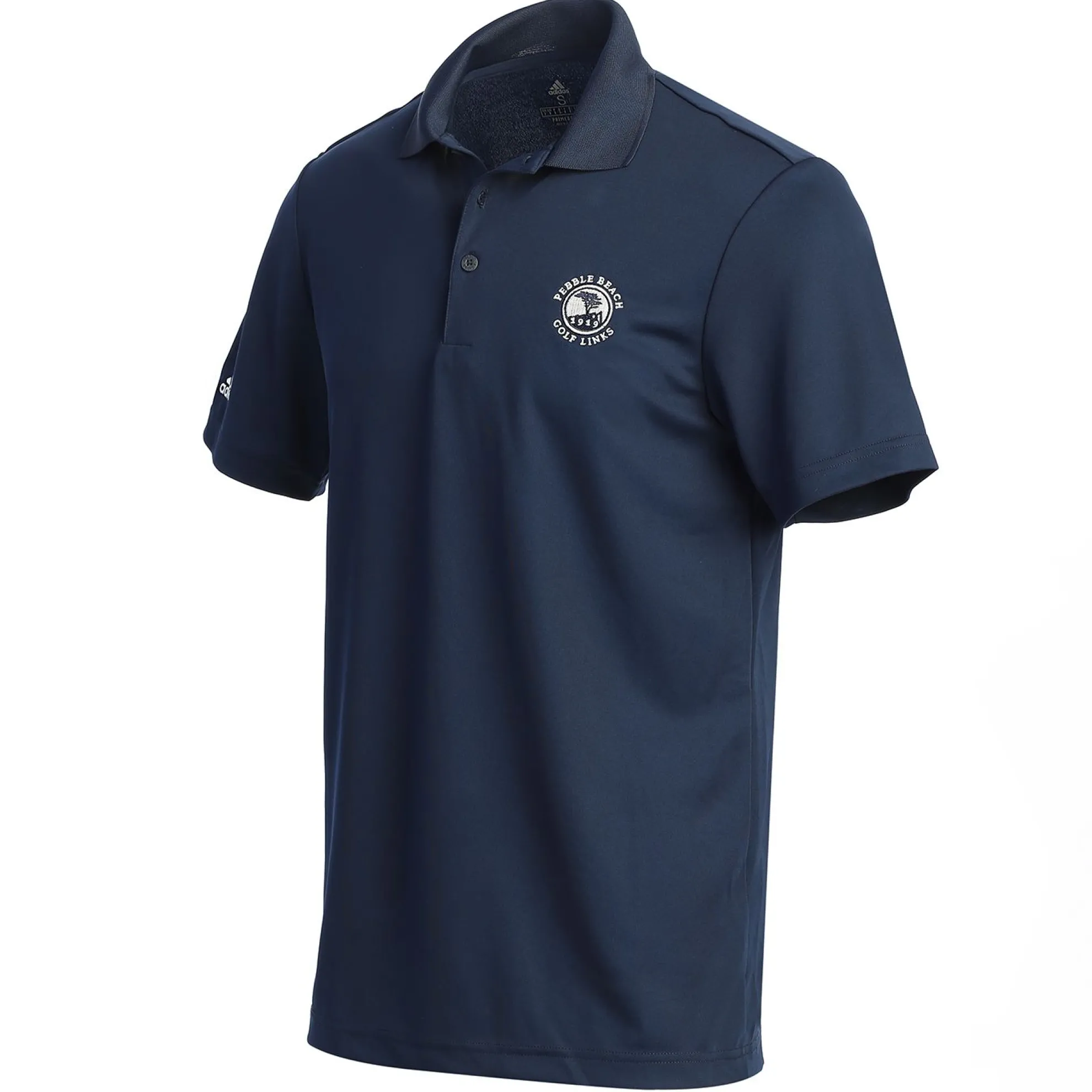 Pebble Beach Men's Solid Performance Polo By Adidas