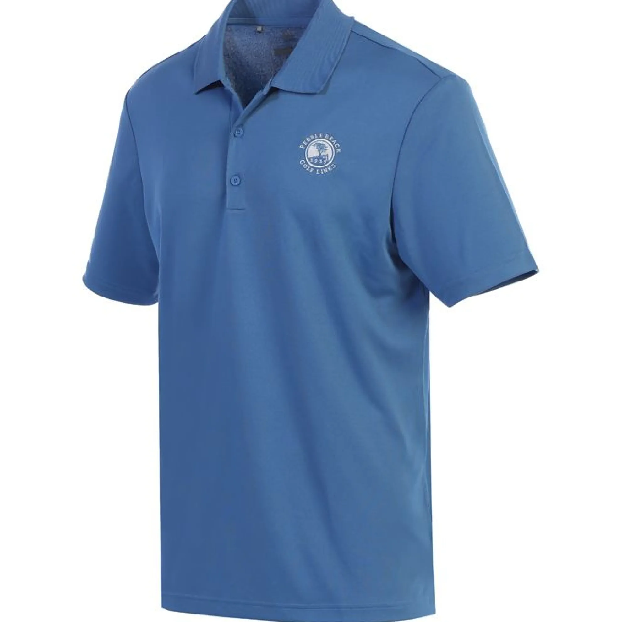 Pebble Beach Men's Solid Performance Polo By Adidas