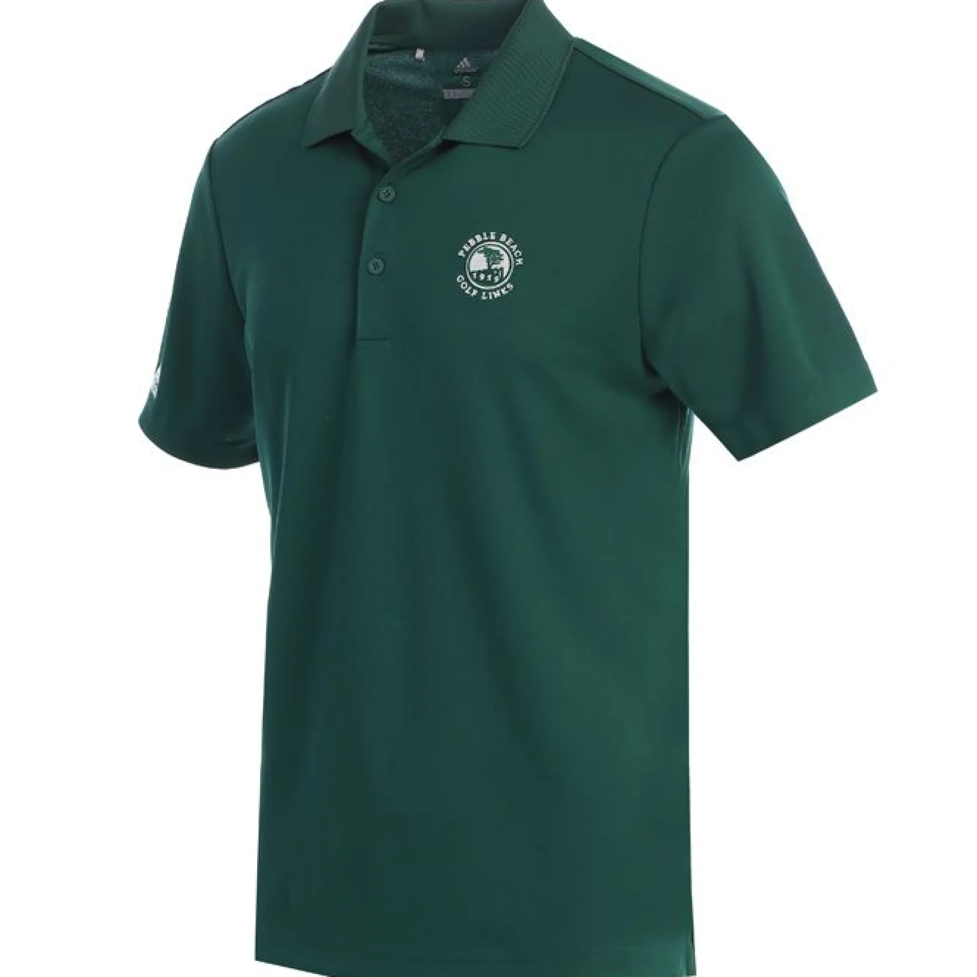 Pebble Beach Men's Solid Performance Polo By Adidas