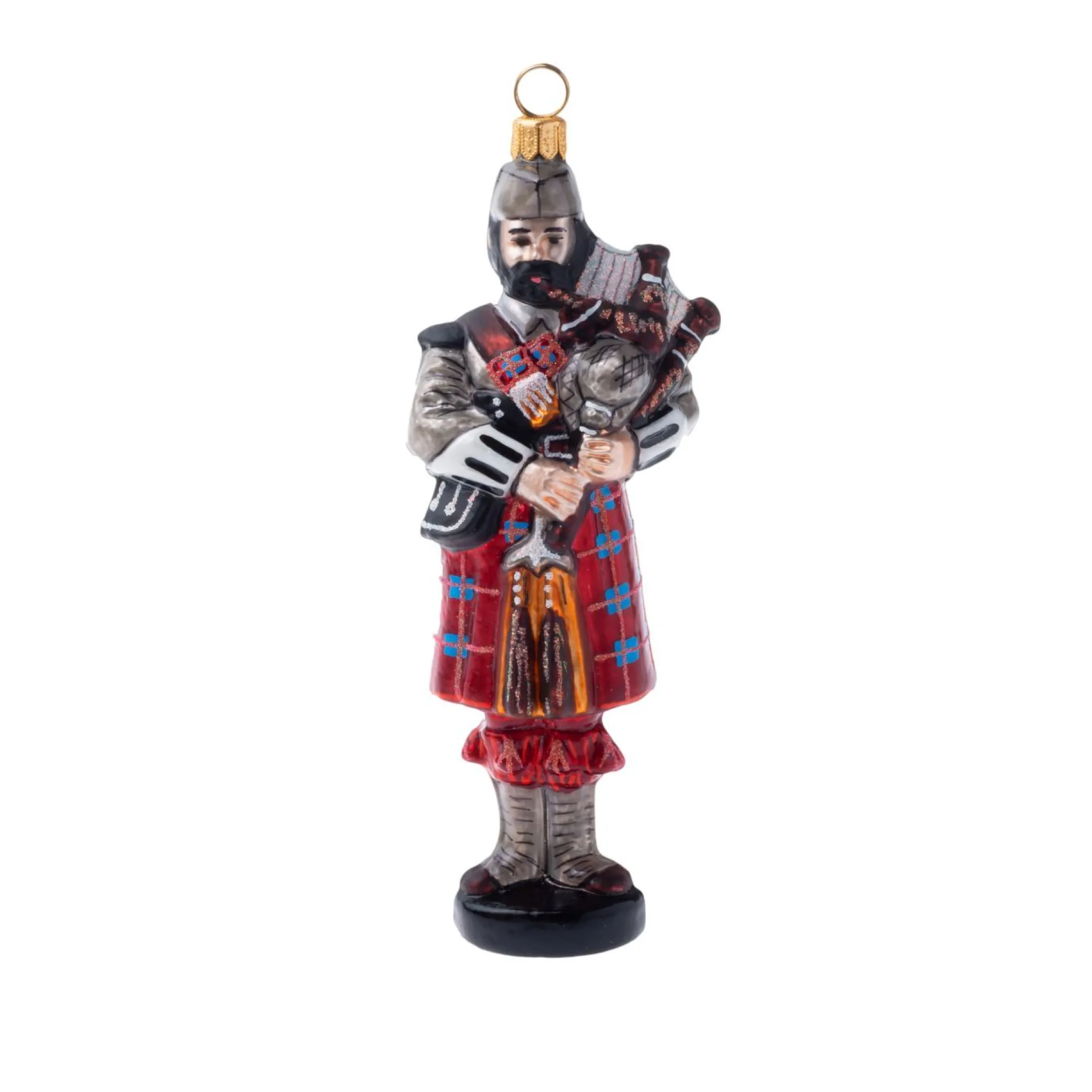 The Links At Spanish Bay Collectible Bagpiper Ornament